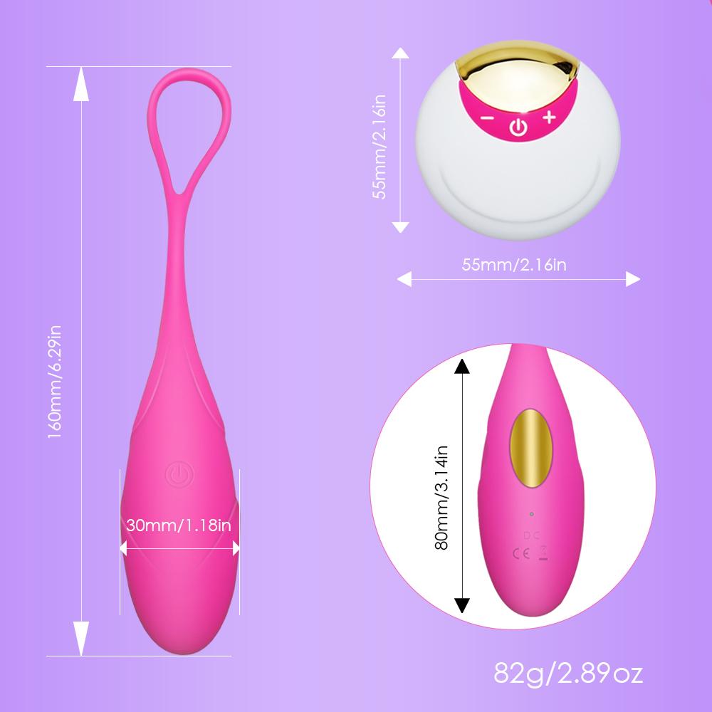 Umania Wireless Remote Control Vibrating Silicone Bullet Egg Vibrators USB Rechargeable Massage Ball Adult Sex Toys