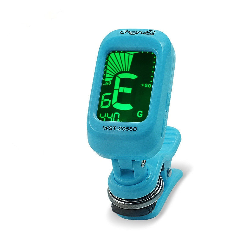 Folk Acoustic Guitar Tuner Violin Ukulele Bass Electronic Tuning Tuner Stringed Musical Instrument Accessories Guitar Bass Tuner