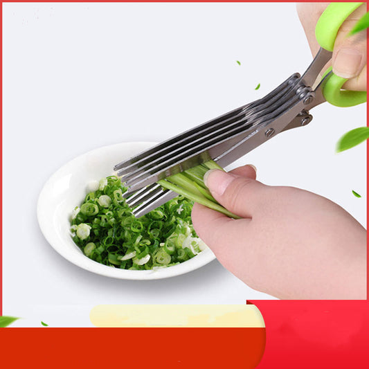 Kitchen Broken Chopped Green Onion Scissors Multi-purpose Stainless Steel