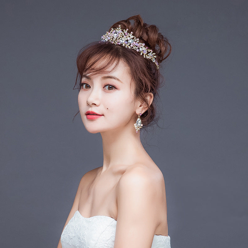 Bride Crystal Crown Hair Accessory