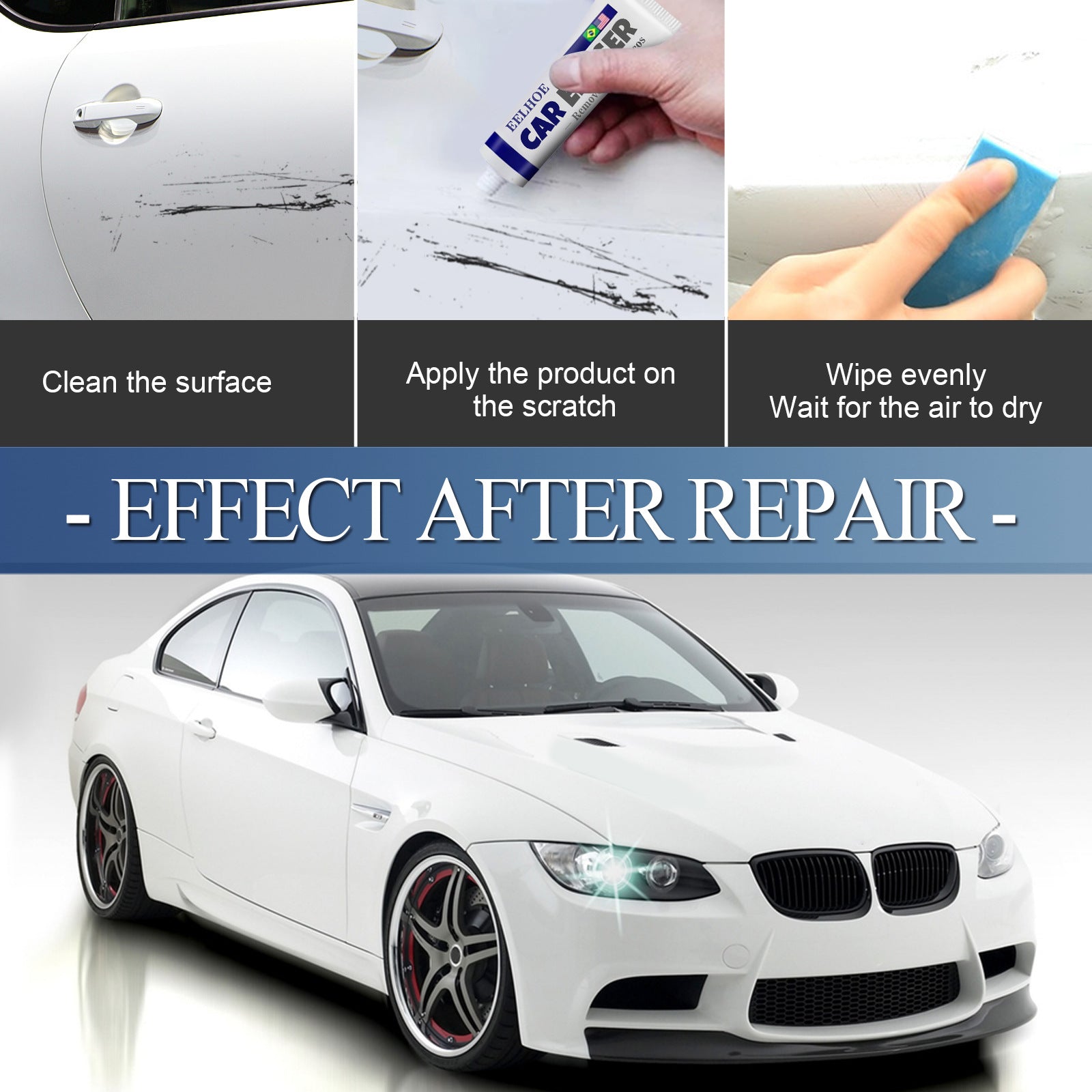 Car scratch remover de-scratch abrasive