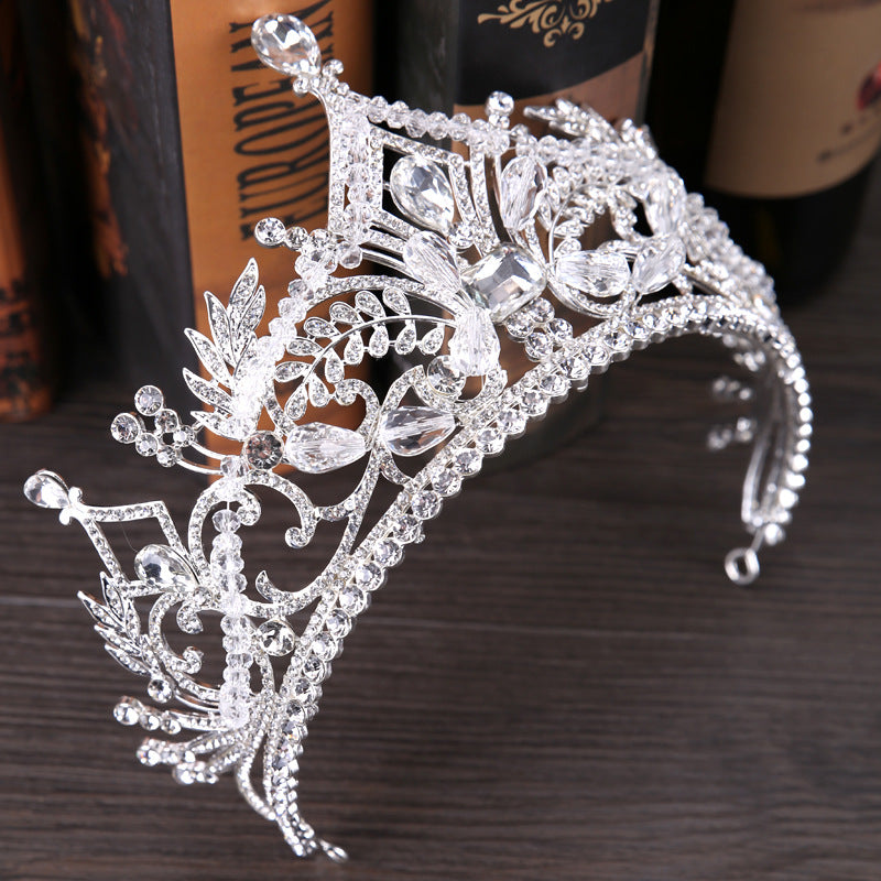 Crystal Big Crown Wedding Hair Accessories