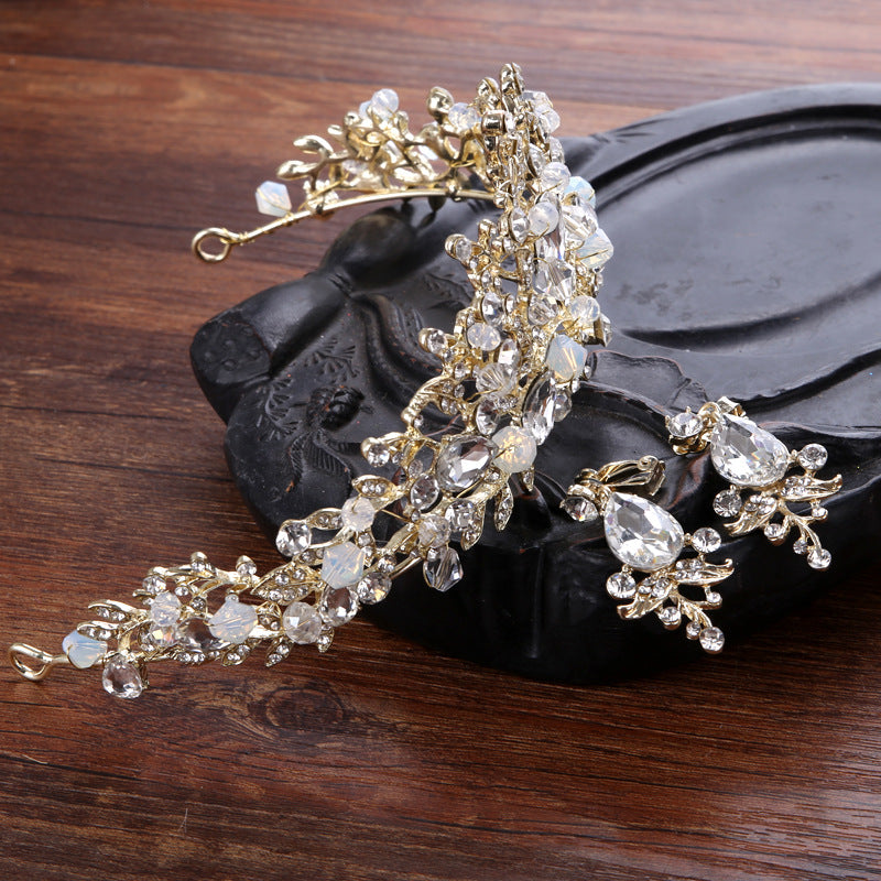 Bride Crystal Crown Hair Accessory