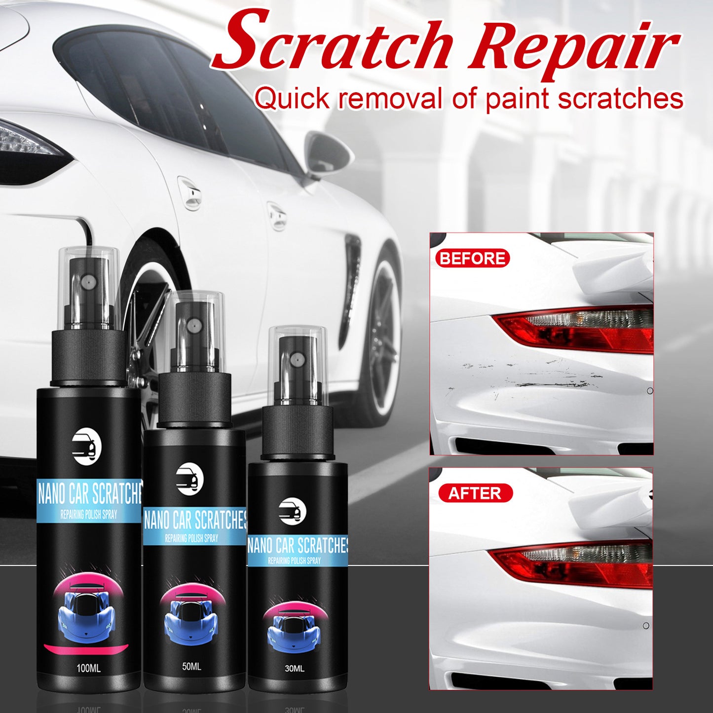 Car Scratch Repair Spray Spong