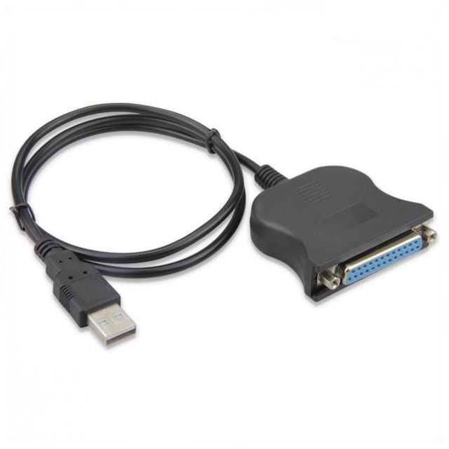 Usb To 25 Pinhole Parallel Lines DB25 Interface IEEE 1284 Printer Usb20 Cable