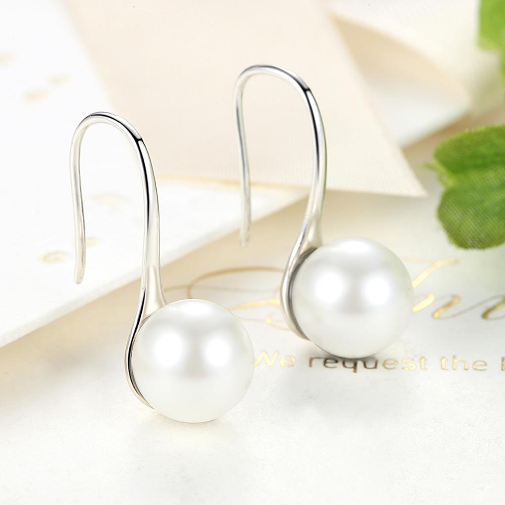 Korean Temperament All-match Female Pearl Earrings