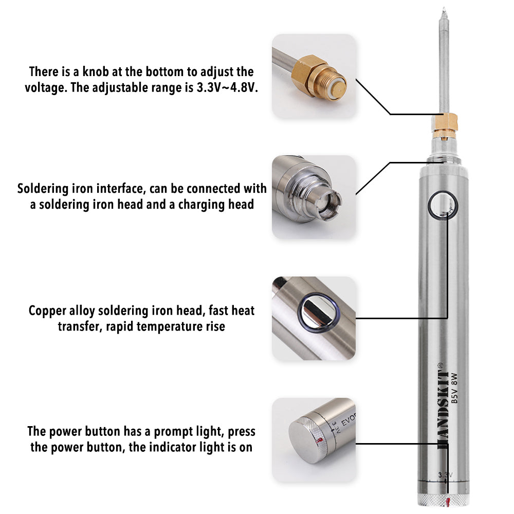 Portable Mini USB Interface Welding Pen Welding Repair Tool