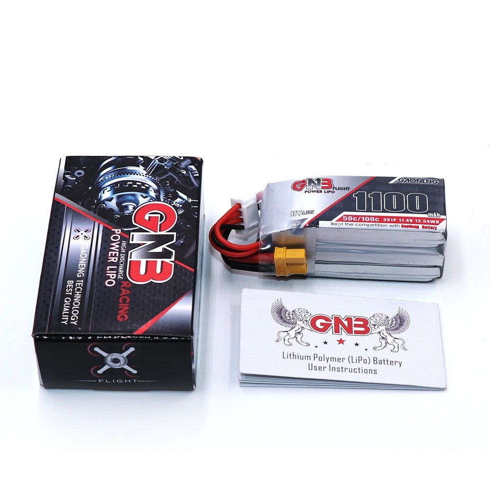 1100MAH 3S 11.4V HV UAV Model Quad Lithium Battery