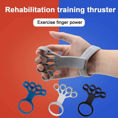 Silicone Wrist Stretcher Finger Exercise Trainer Finger Tension Circle Five Fingers