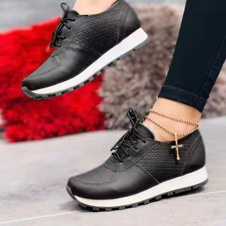 Casual Running Sneakers For Women With Flat Bottom