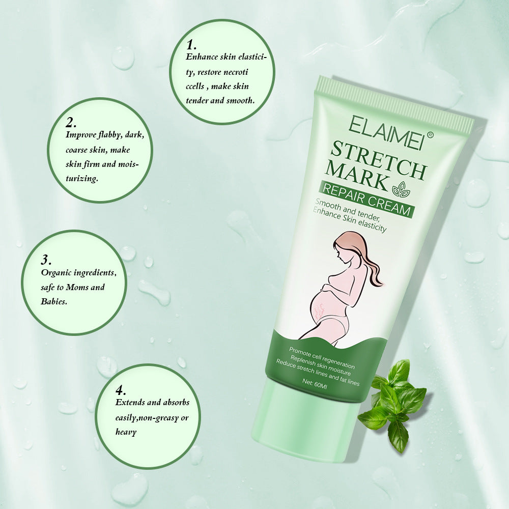 Stretch Mark Repair Cream Smooth Tender Enhance Skin Elastictiy Acne Repair 60ml Anti-Aging Cream Pregnancy Scars