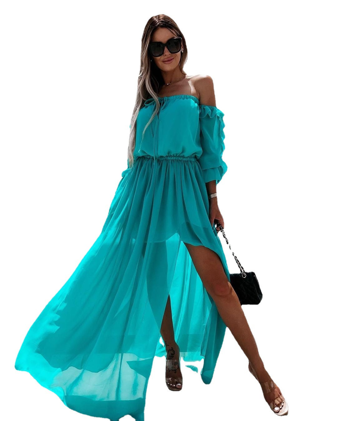 Summer New Style European And American Chiffon Dress