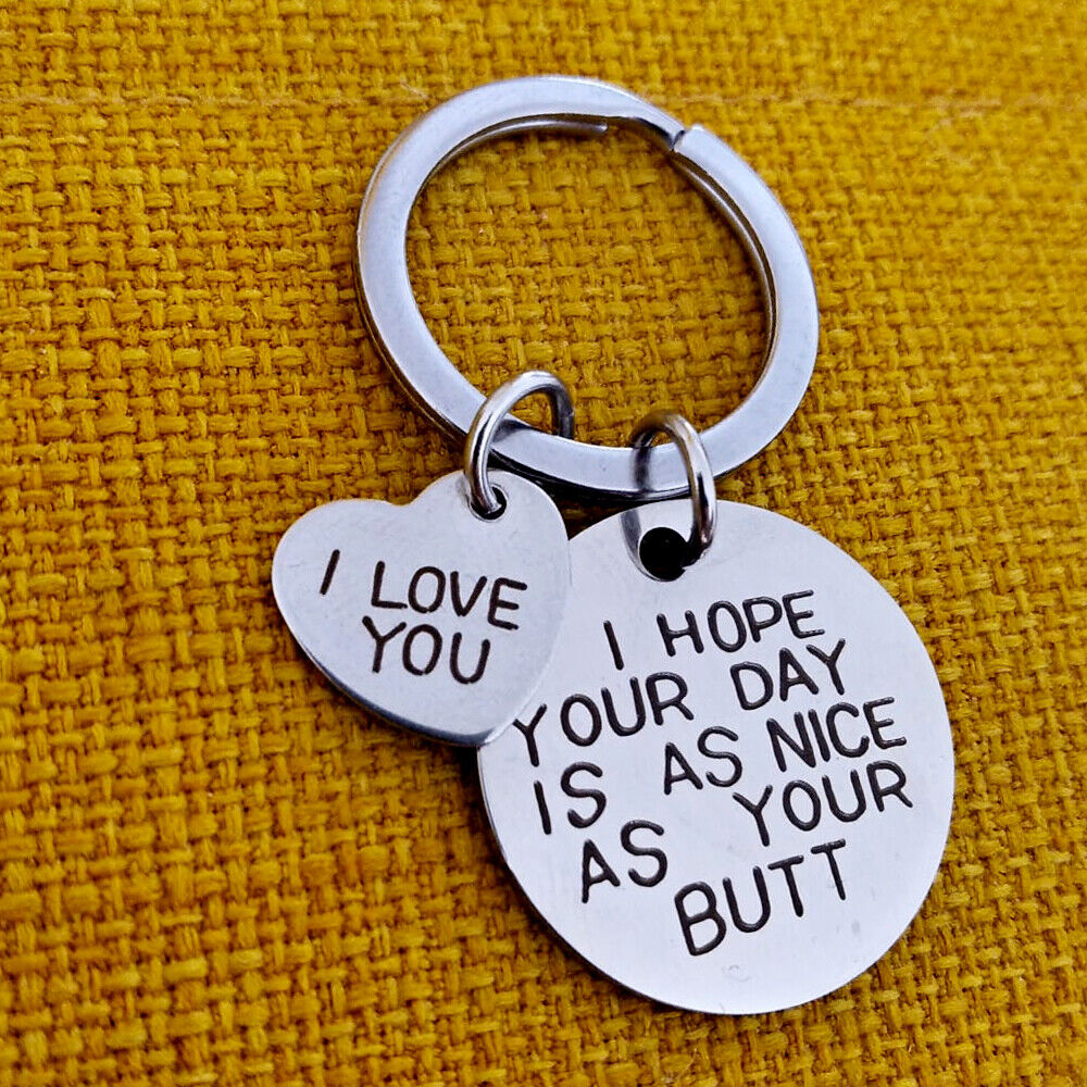 Birthday Day Gifts For Wife Girlfriend Her Him Keychain Anniversary Love Tag Nice Day