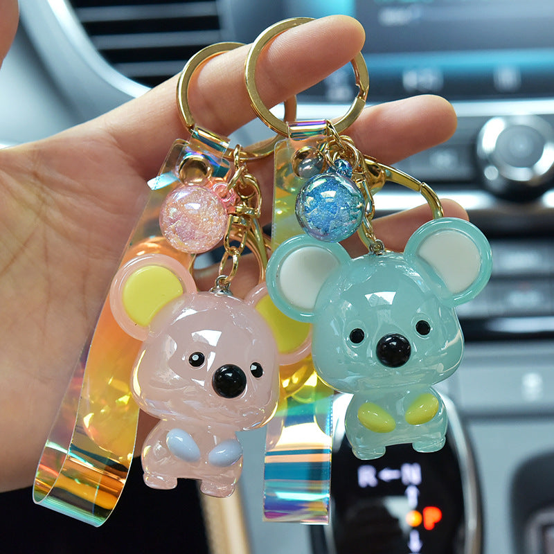 Acrylic Koala Bear Doll Keychain