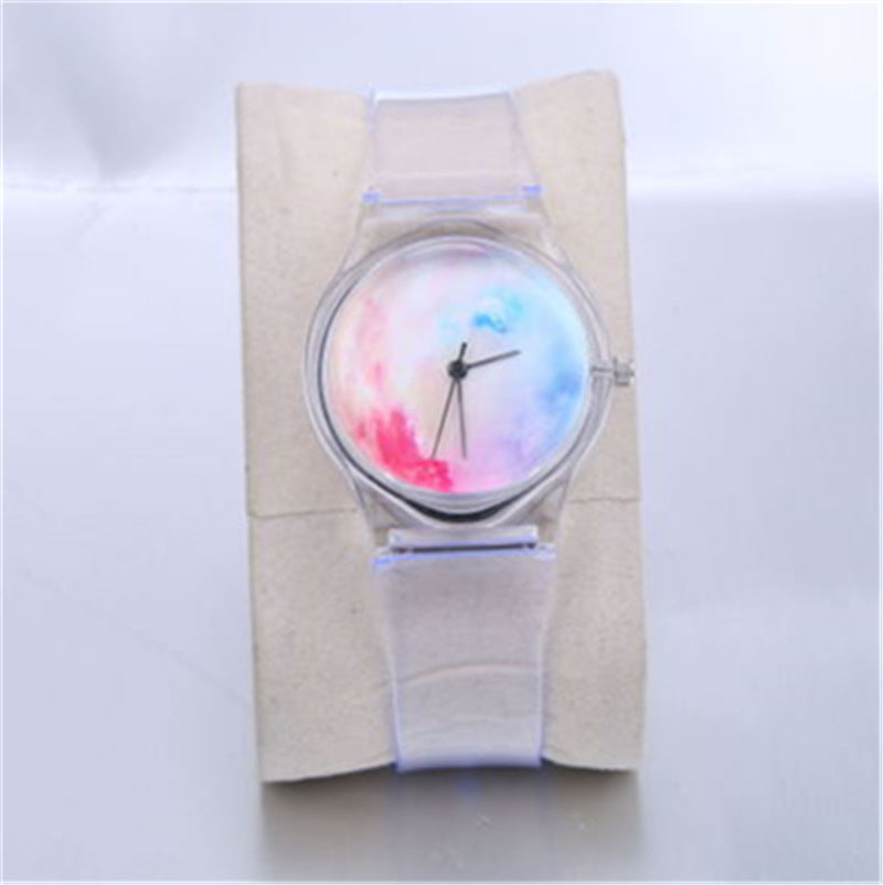 Plastic Transparent PVC Watch Small  Watch Ladies