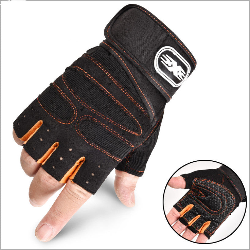 Cycling Gloves Half Finger Breathable Elastic Outdoor Bike Bicycle Riding Fitness Glove Accessories