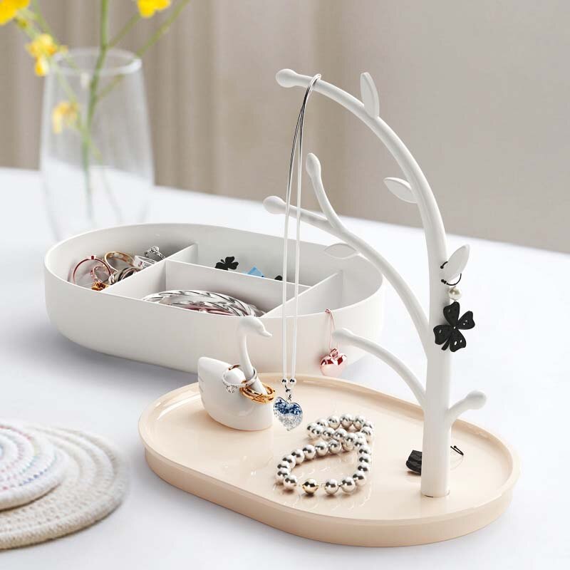 Jewelry Stand Display Jewelry Tray Tree Earring Holder Necklace Ring Pendant Bracelet Display Storage Racks