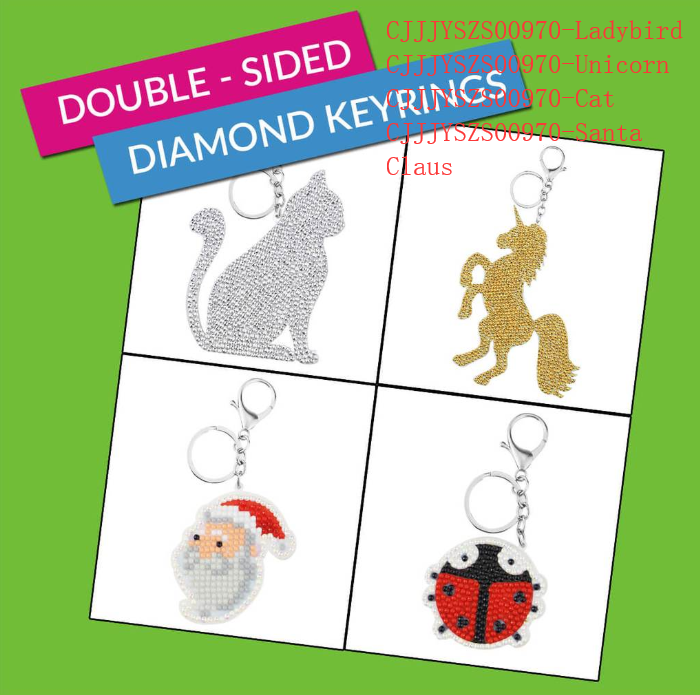 Animal diamond painting  keychain