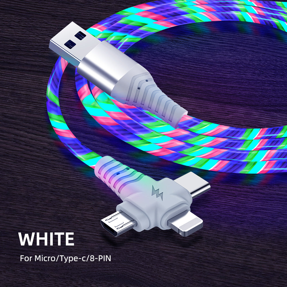 Fast charging cable aluminum alloy streamer data cable