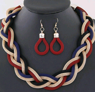 Hand-woven rope necklace chain