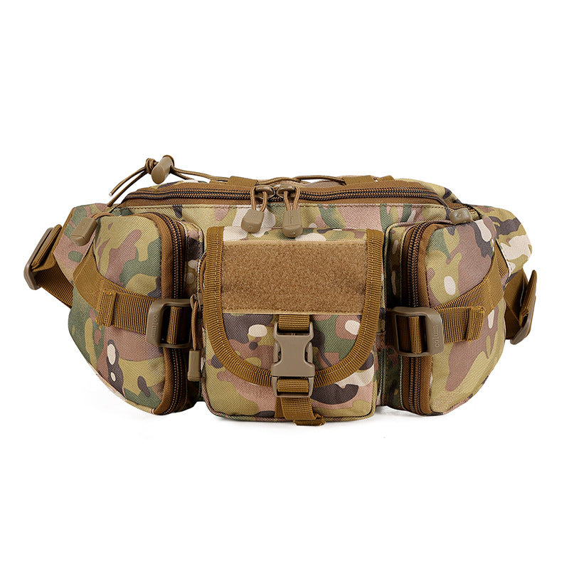 Outdoor military fan tactical belt bag