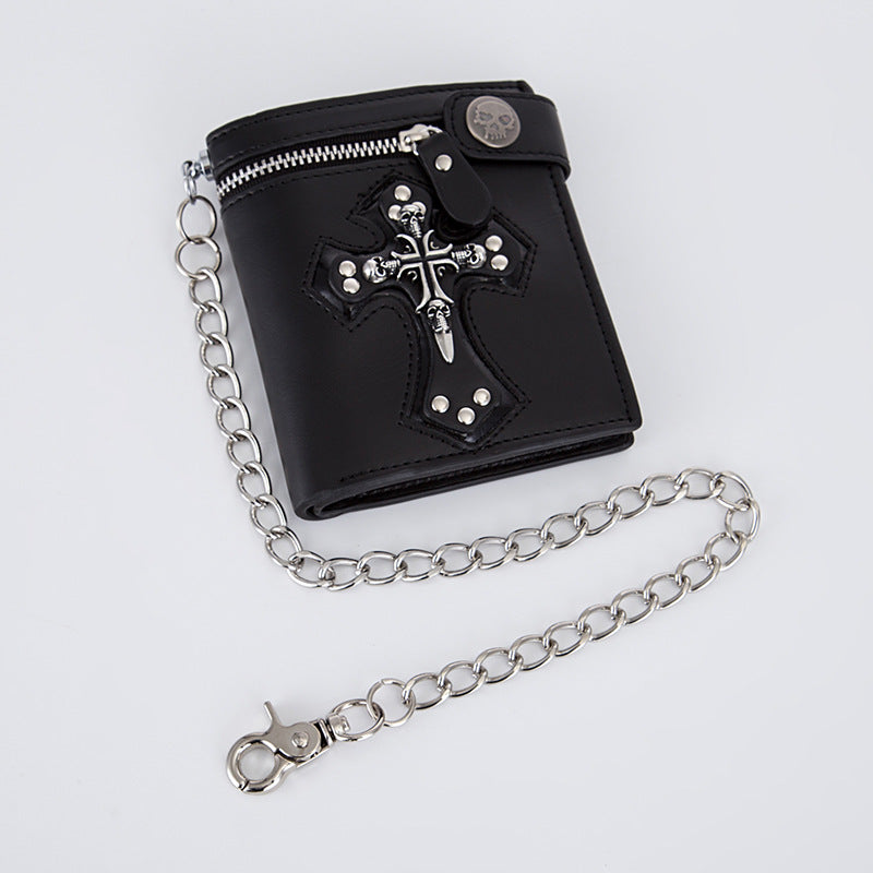 Skull cross wallet