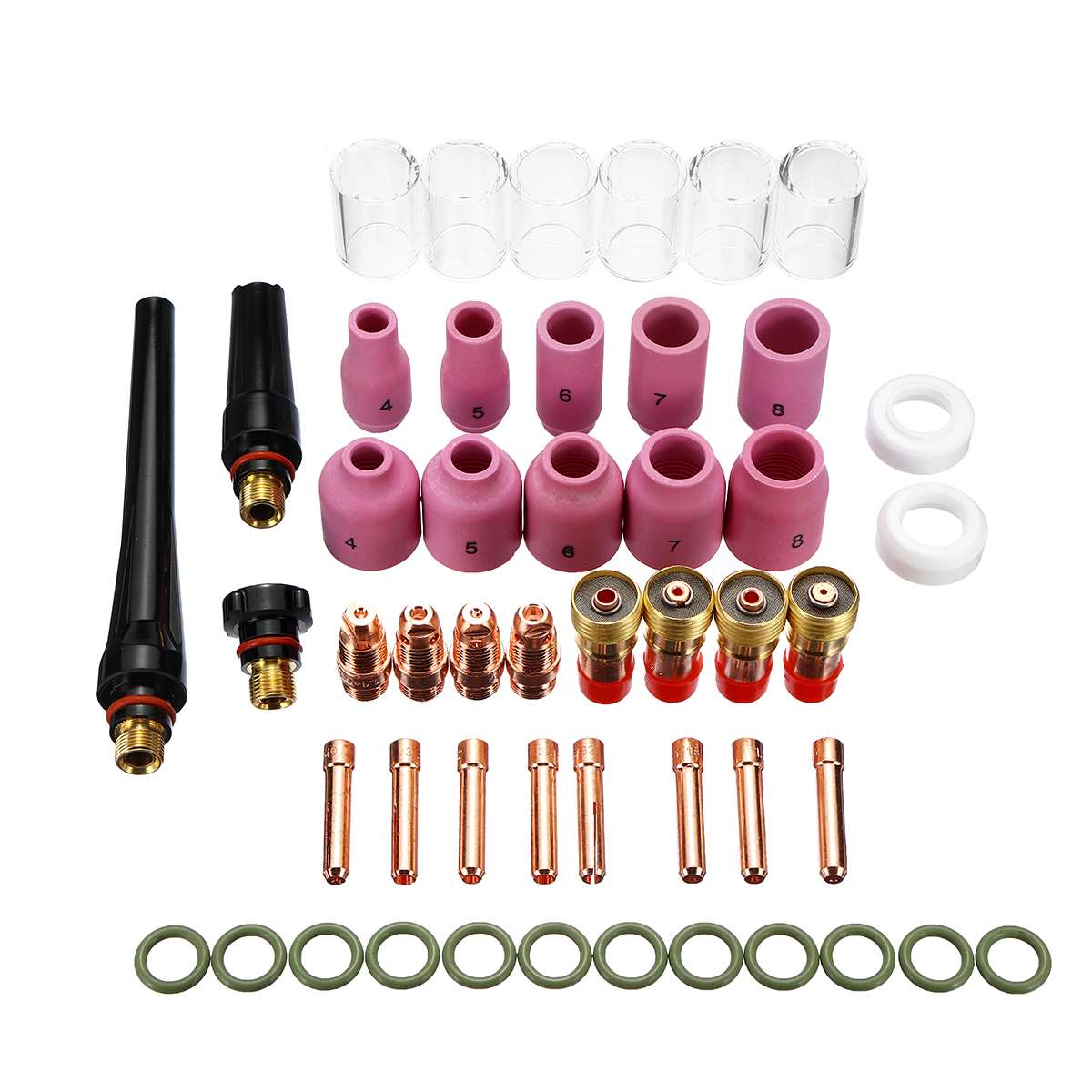 Welding torch glass set welding torch accessories