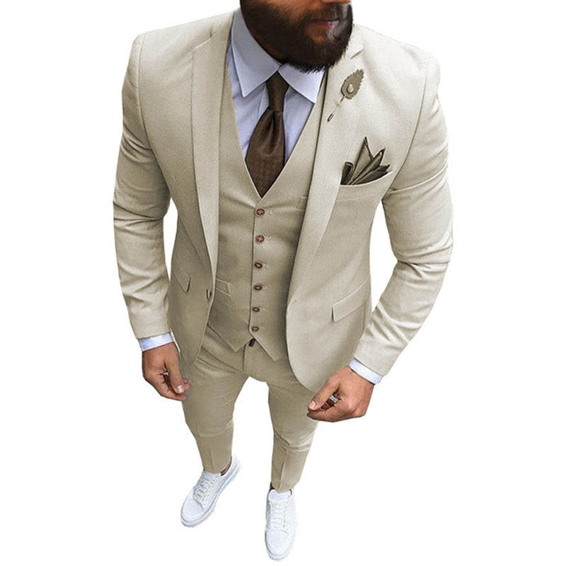 Three Piece Suit Men's Three Piece Vest