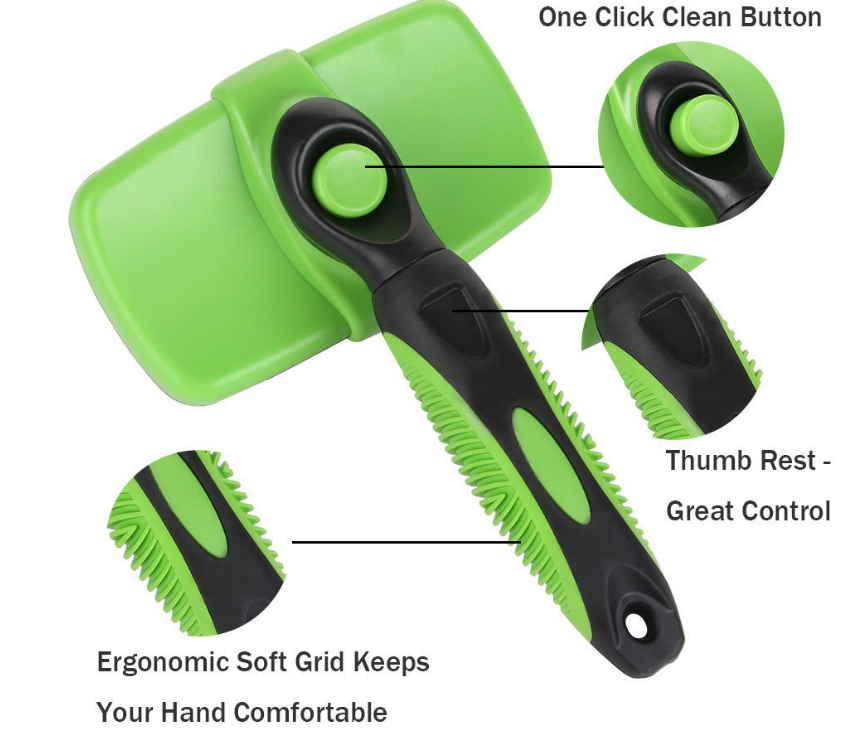 Pet Self Cleaning Slicker Brush