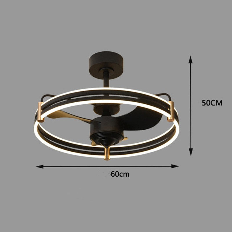 Variable Frequency Electric Fan Integrated Bedroom Ceiling Light