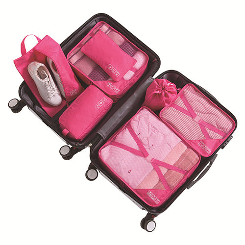 7 parts leisure package travel bag storage bag