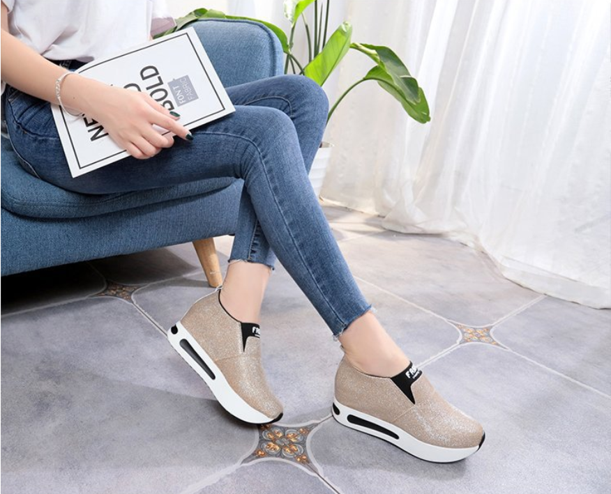 Stylish elegant sneakers for women