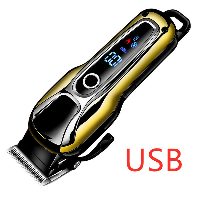 Lithium battery LCD hair clipper, razor, electric hair clipper