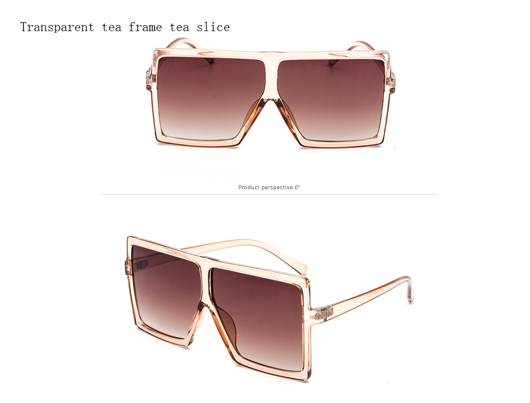 European and American Fashion Big Box Sunglasses