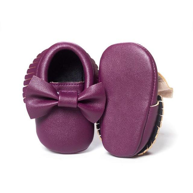 New Casual Infant Shoes Baby Girls Sweet Style Bow Tassel Decoration Fashion Casual Soft Sole Prewalker Toddlers