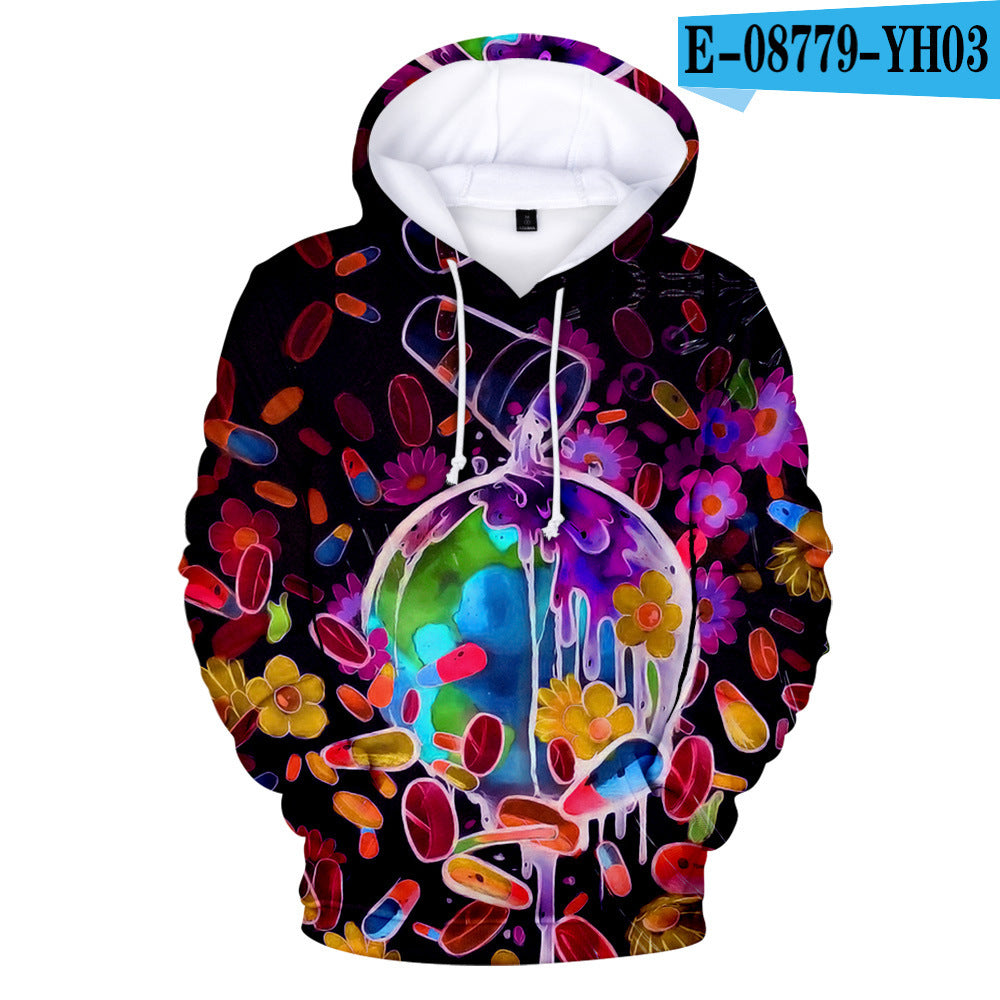 Hip-hop singer Juice Wrld 3D Hoodie