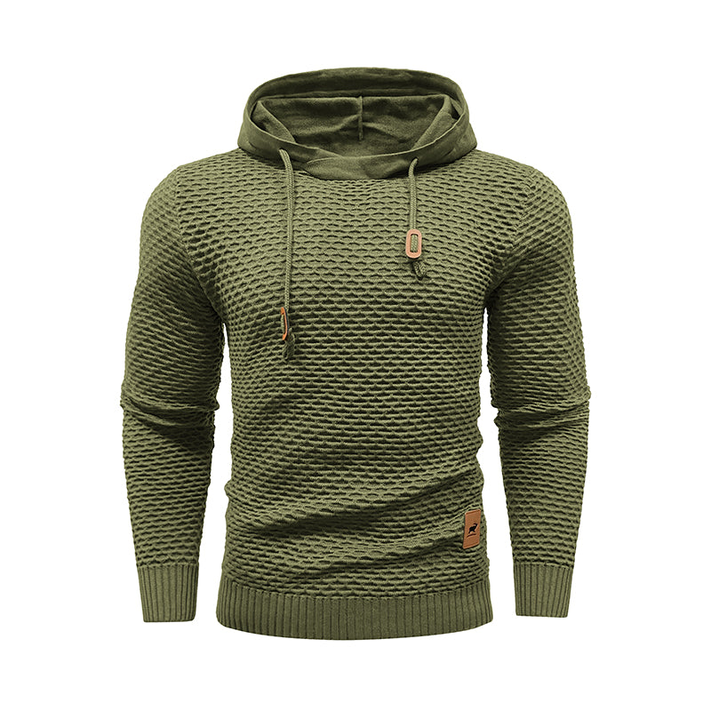 Hot Selling New Style 3D Pattern Outdoor Sports Men Solid Color Casual Hoodies