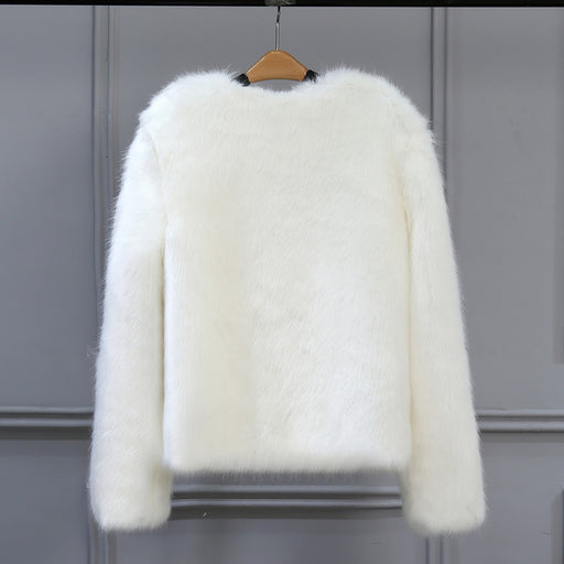 Fashionable imitation fox fur coat fur coat fur coat fur coat short style