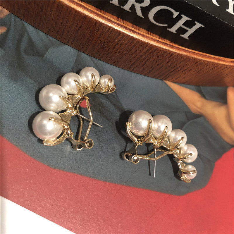 Michel Lobe Wrap Stud Earrings