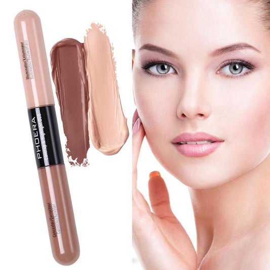 Double Heads Are Suitable For Any Skin Type Natural Color Brightening Liquid Concealer