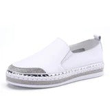 Flat bottom Sequin fisherman's shoes