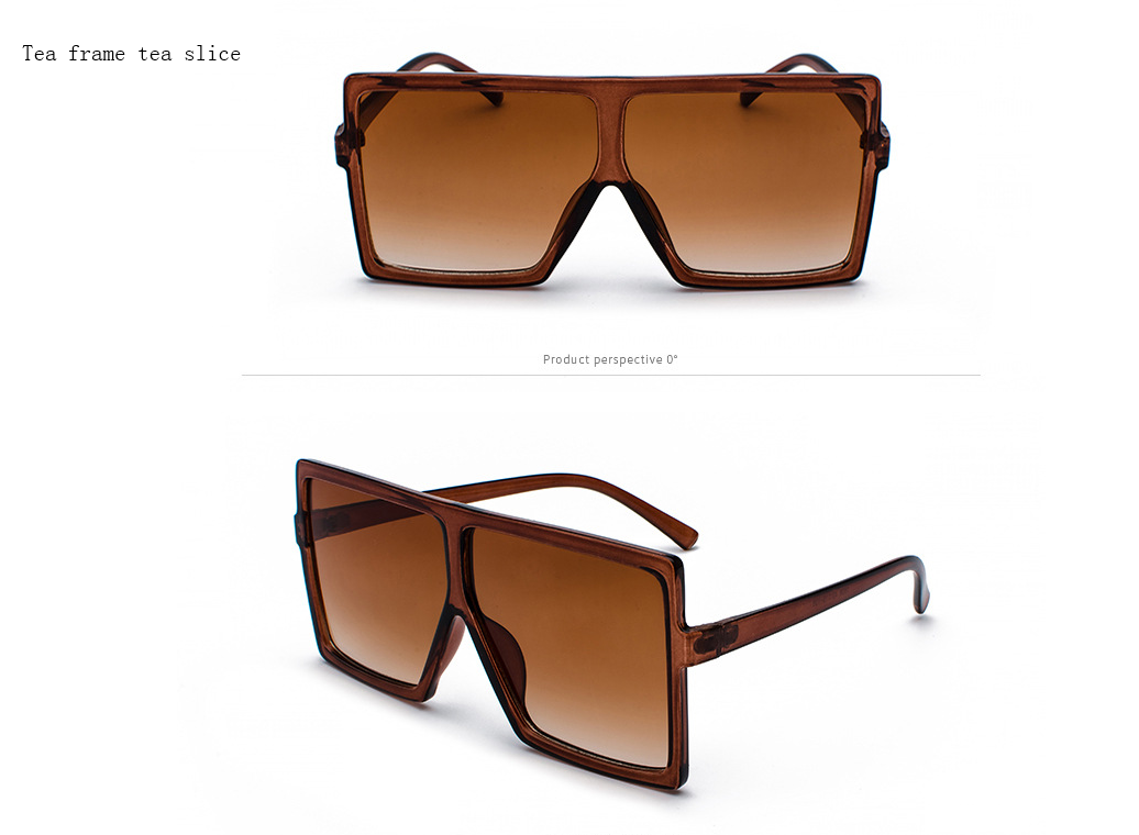 European and American Fashion Big Box Sunglasses