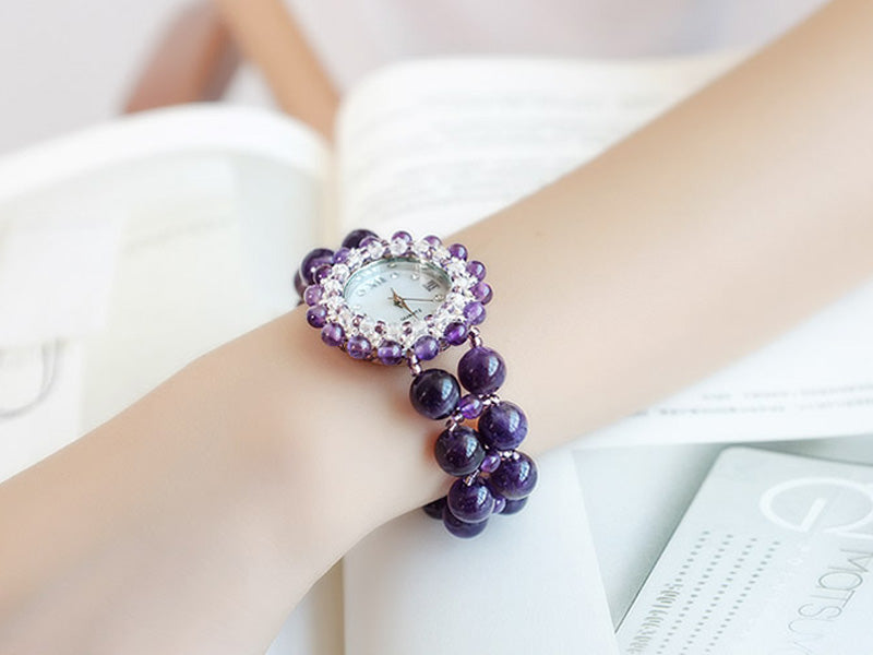 Amethyst ladies watch