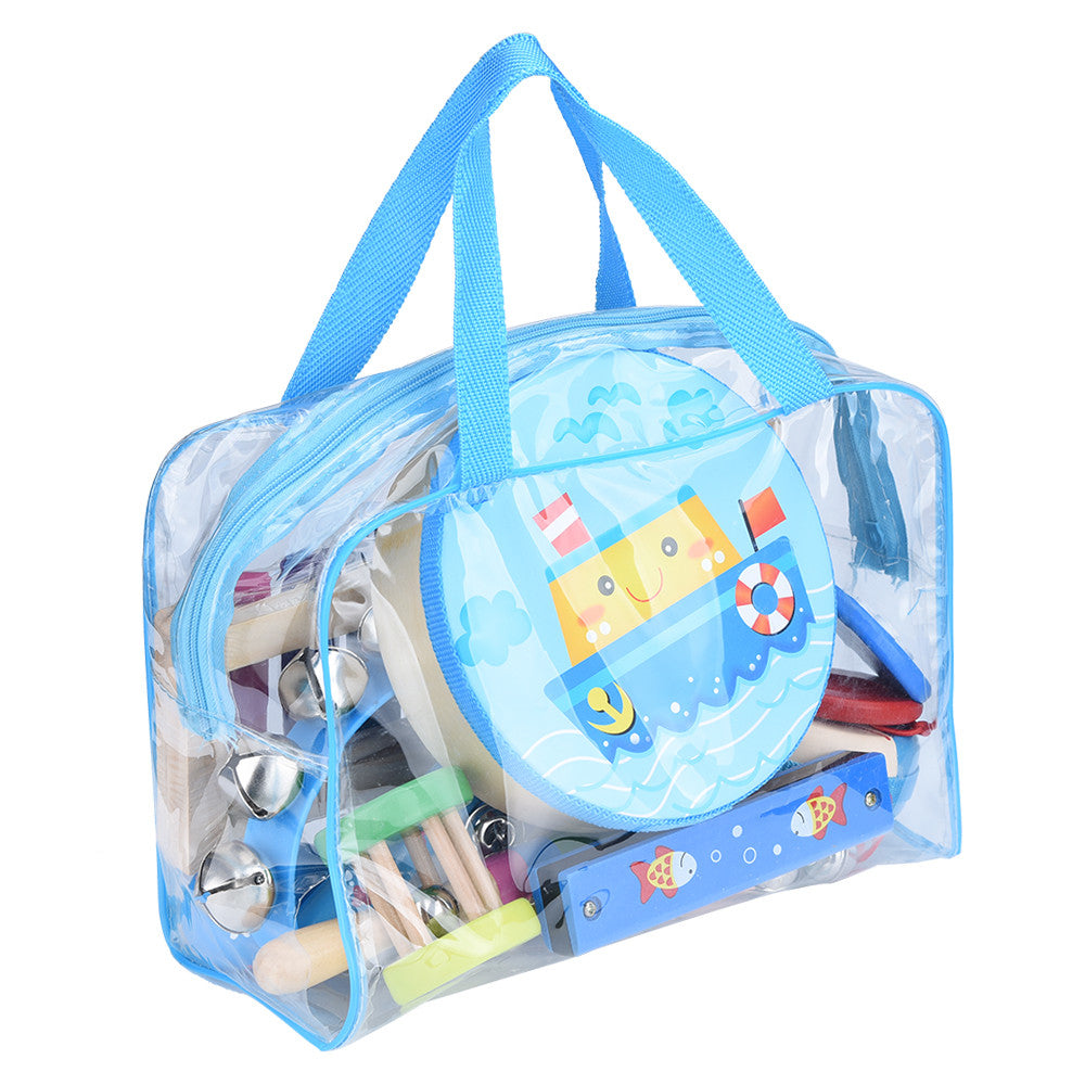 12PCS Children Percussion Toy Set Preschool Education Tool With Carrying Case