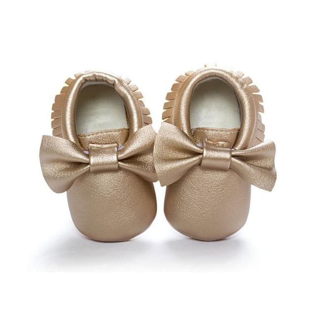 New Casual Infant Shoes Baby Girls Sweet Style Bow Tassel Decoration Fashion Casual Soft Sole Prewalker Toddlers