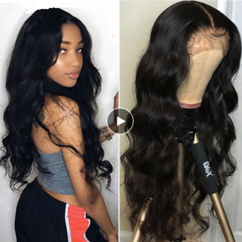 Medium Length Curly Hair With Big Black Waves