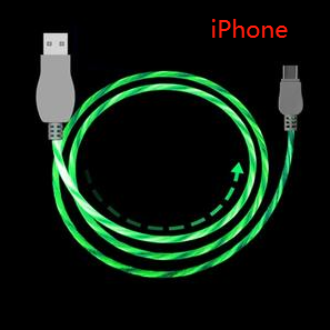 1M led charging cable