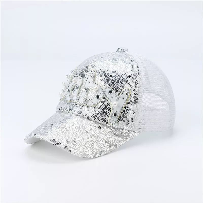 Men's And Women's Caps Men's Hats Sequins Sunscreen Baseball