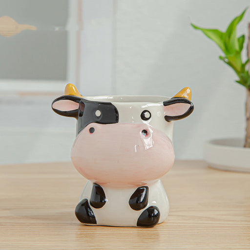 Simple Cartoon Animal Succulent Flower Pot Ceramic Flower Pot