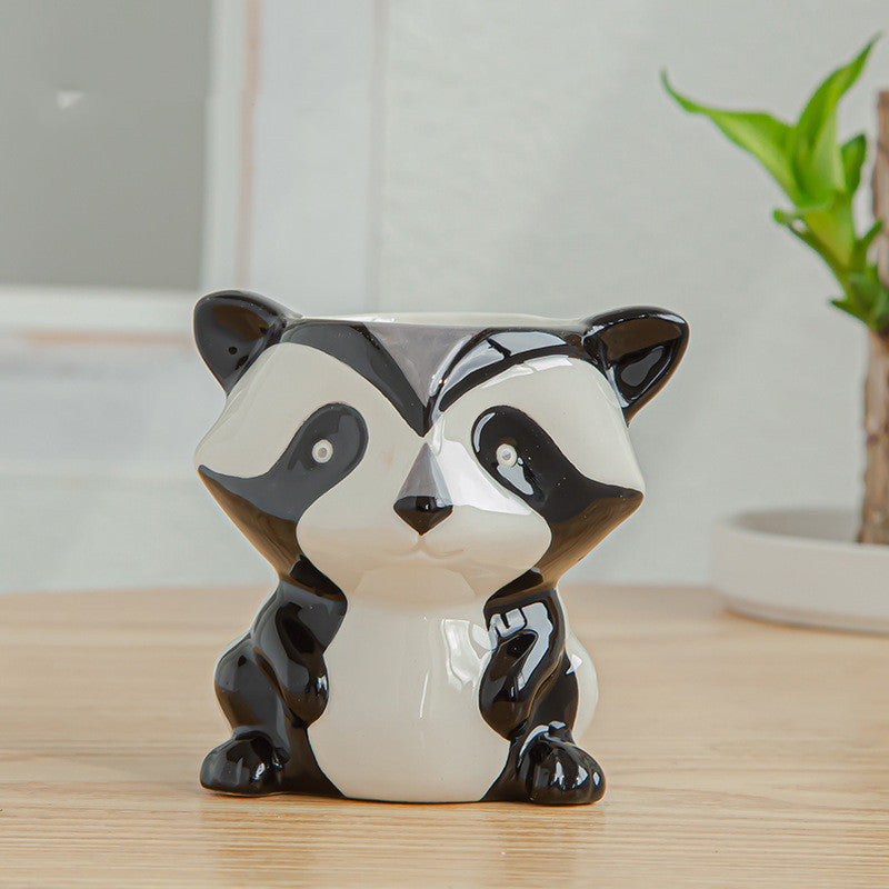 Simple Cartoon Animal Succulent Flower Pot Ceramic Flower Pot